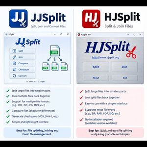 JJSplit vs HJSplit: Which Free File Splitter Actually Wins in 2026?